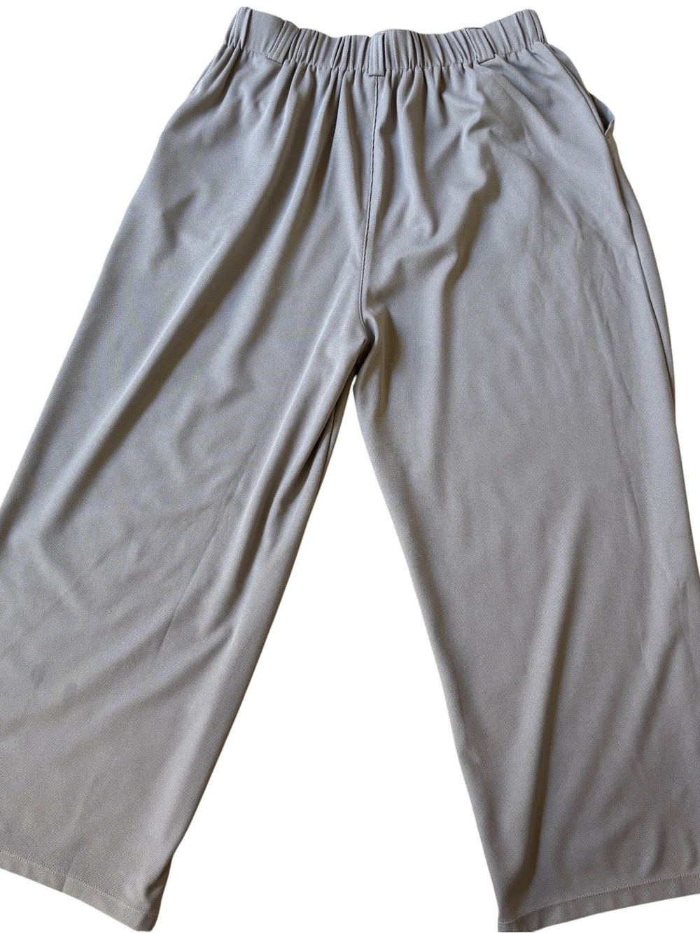 Halara Flex High Waisted Waffle Wide Leg Work Pants Grey M 8-10 - Picture 5 of 5